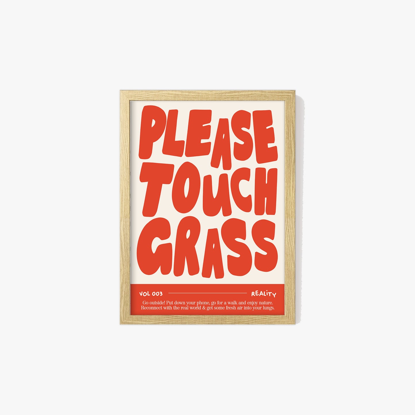 Please Touch Grass Print