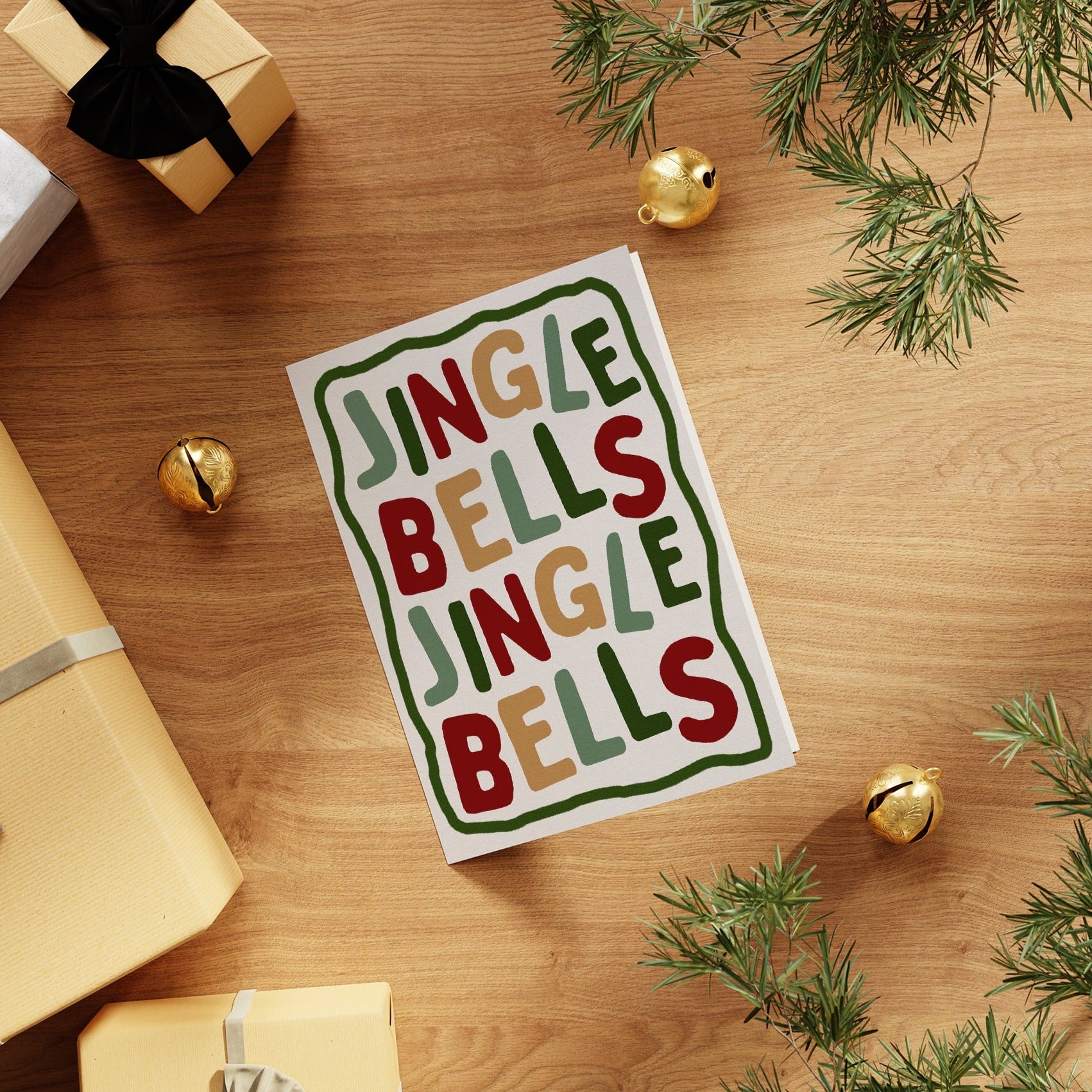 Jingle Bells Christmas Card Lune Club