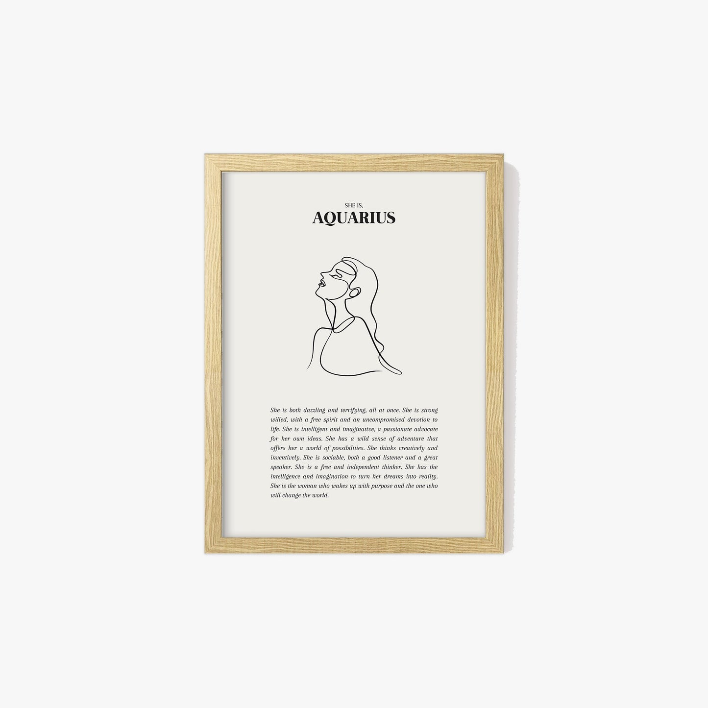 She Is Aquarius Print