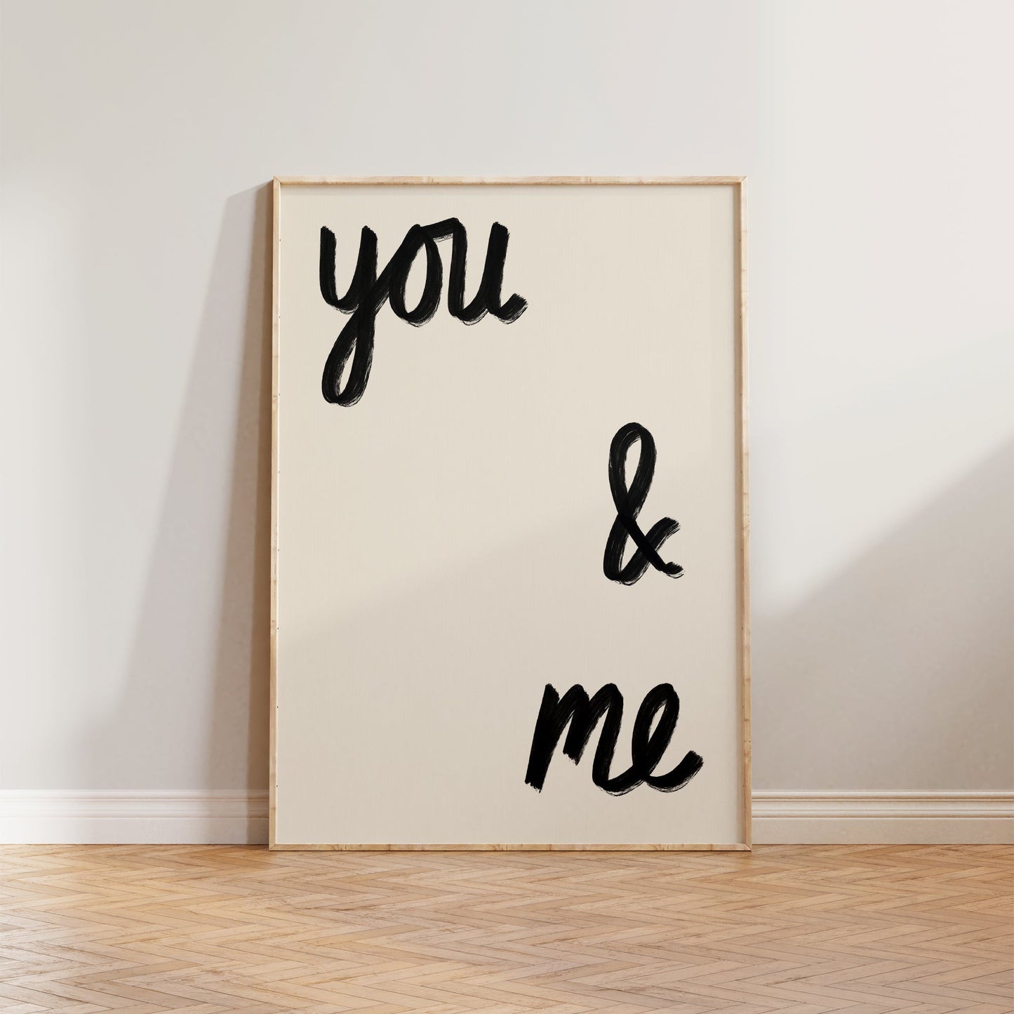 You & Me Print