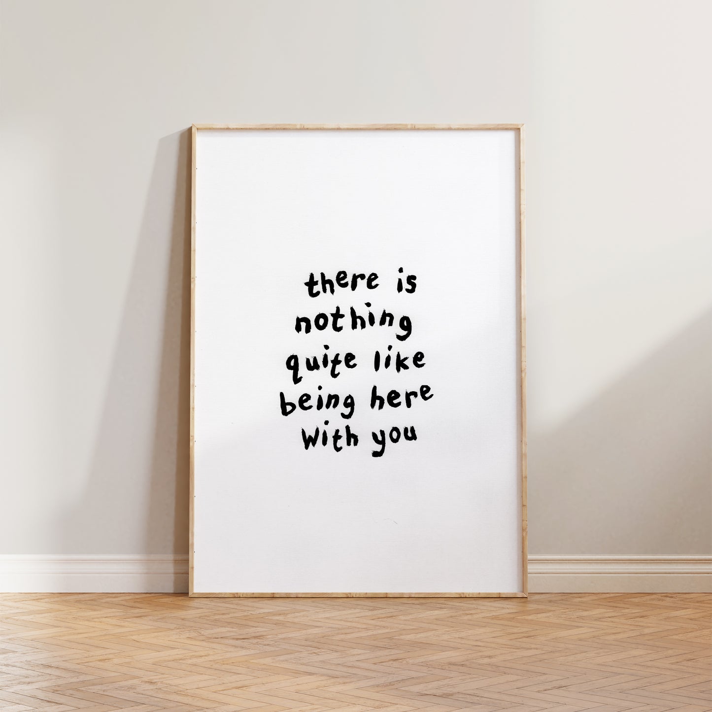 Being Here With You Print
