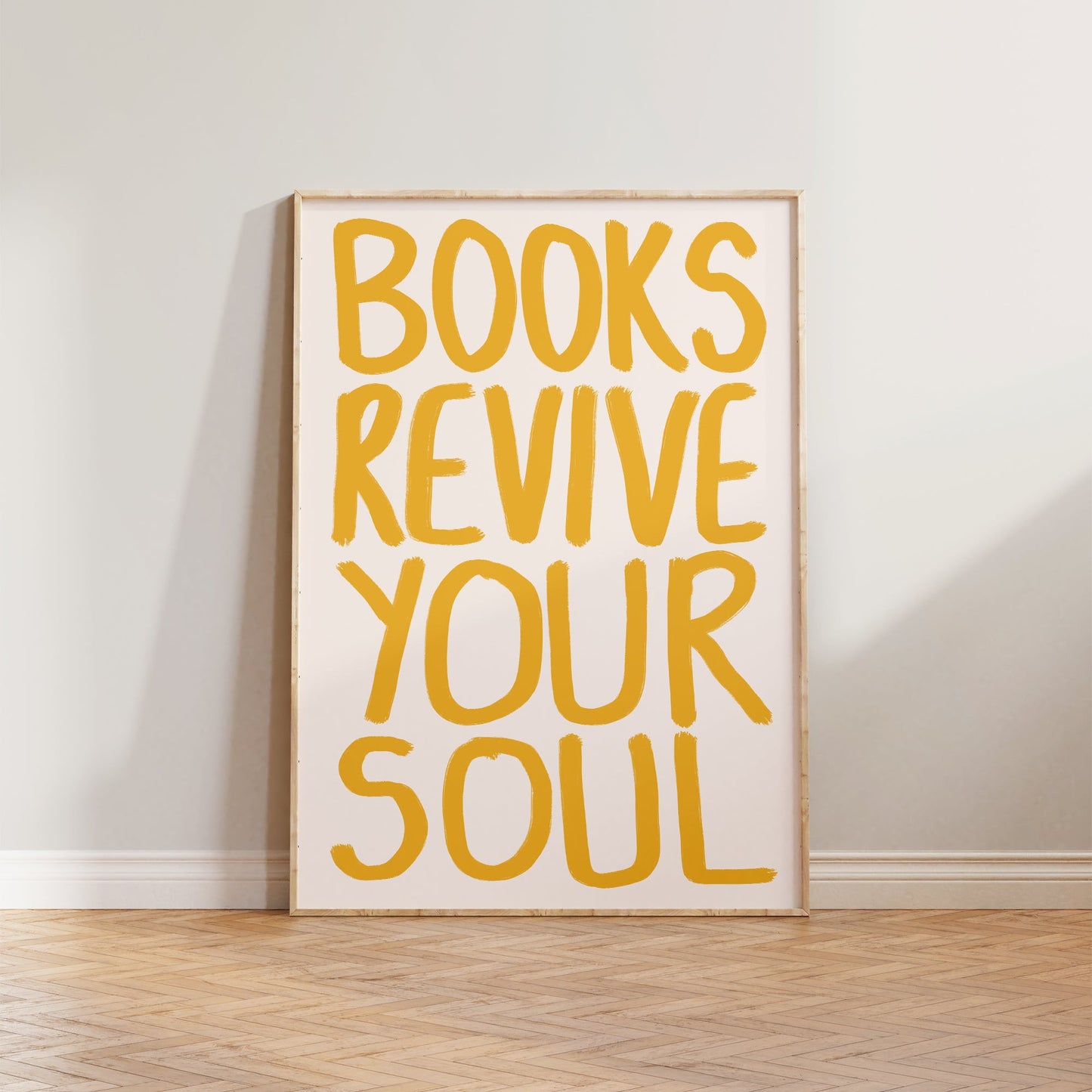 Books Revive Your Soul Print