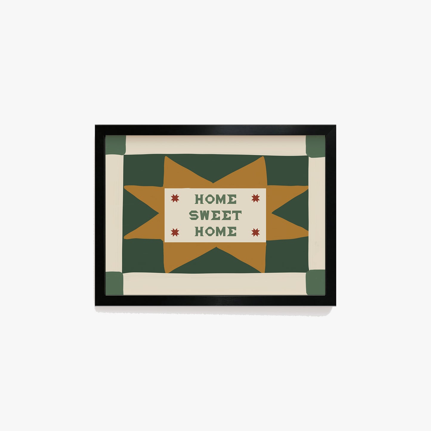 Home Sweet Home Patchwork Print