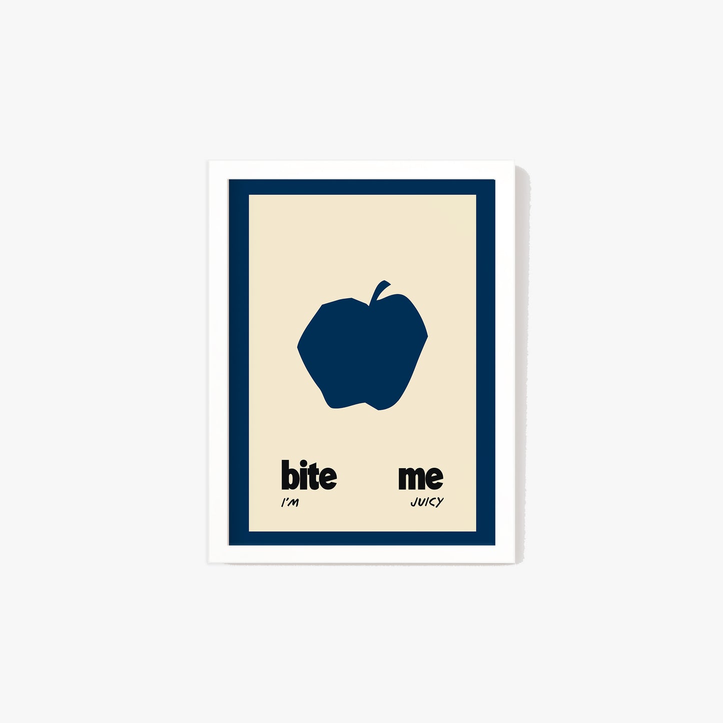 Bite Me Apple Print