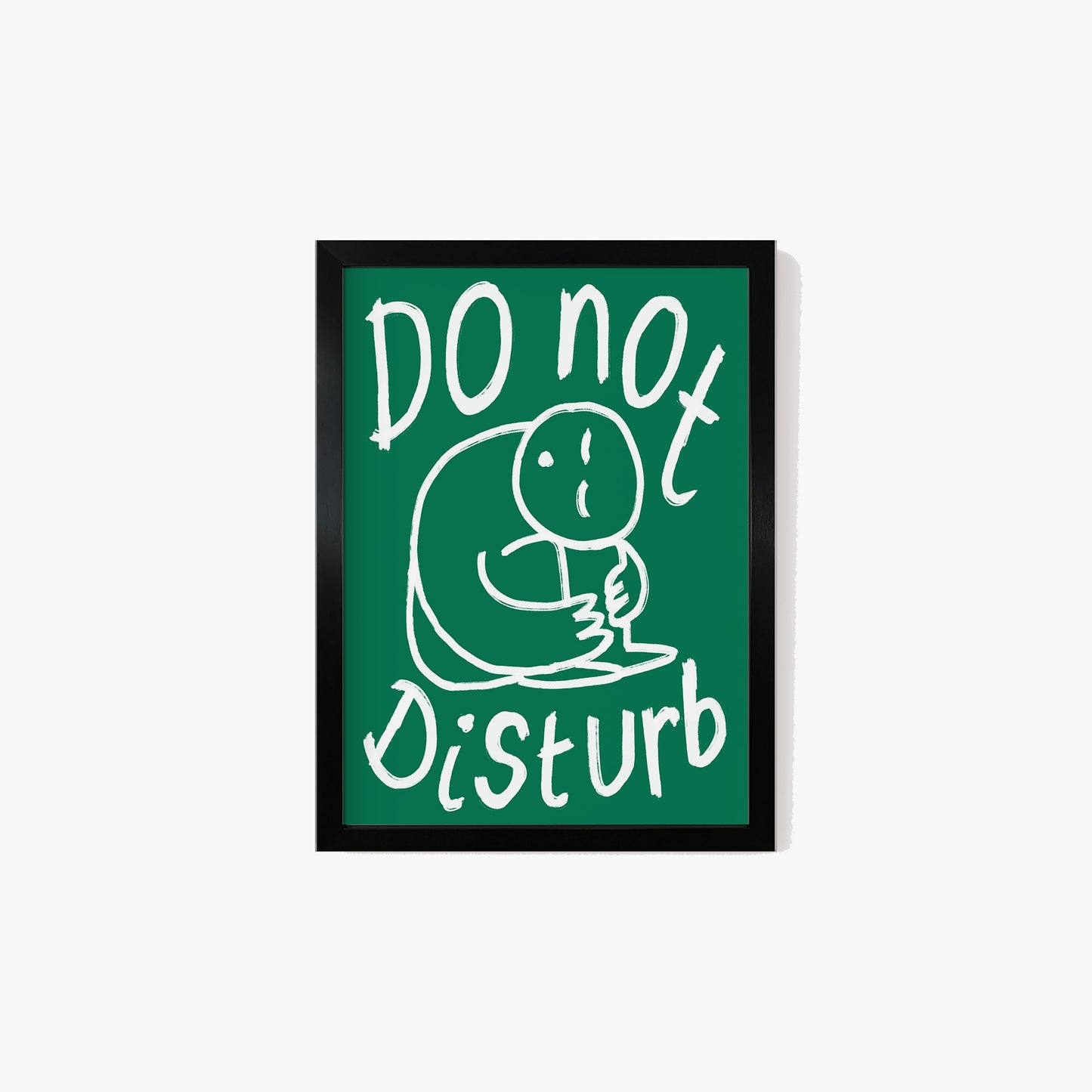 Do Not Disturb Doodle Print