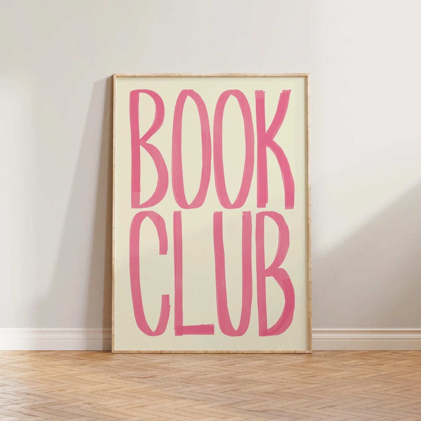 SECONDS Book Club Typography Print