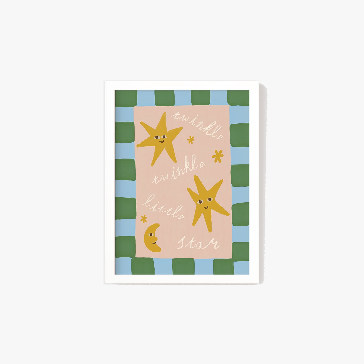 Twinkle Little Star Checkered Print