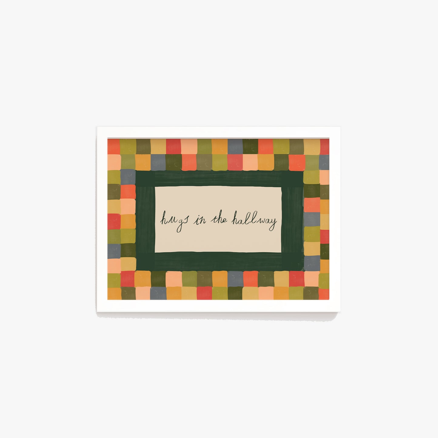 Hugs In The Hallway Print