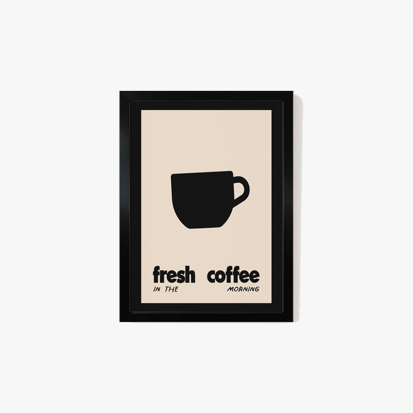 Fresh Coffee In The Morning Print