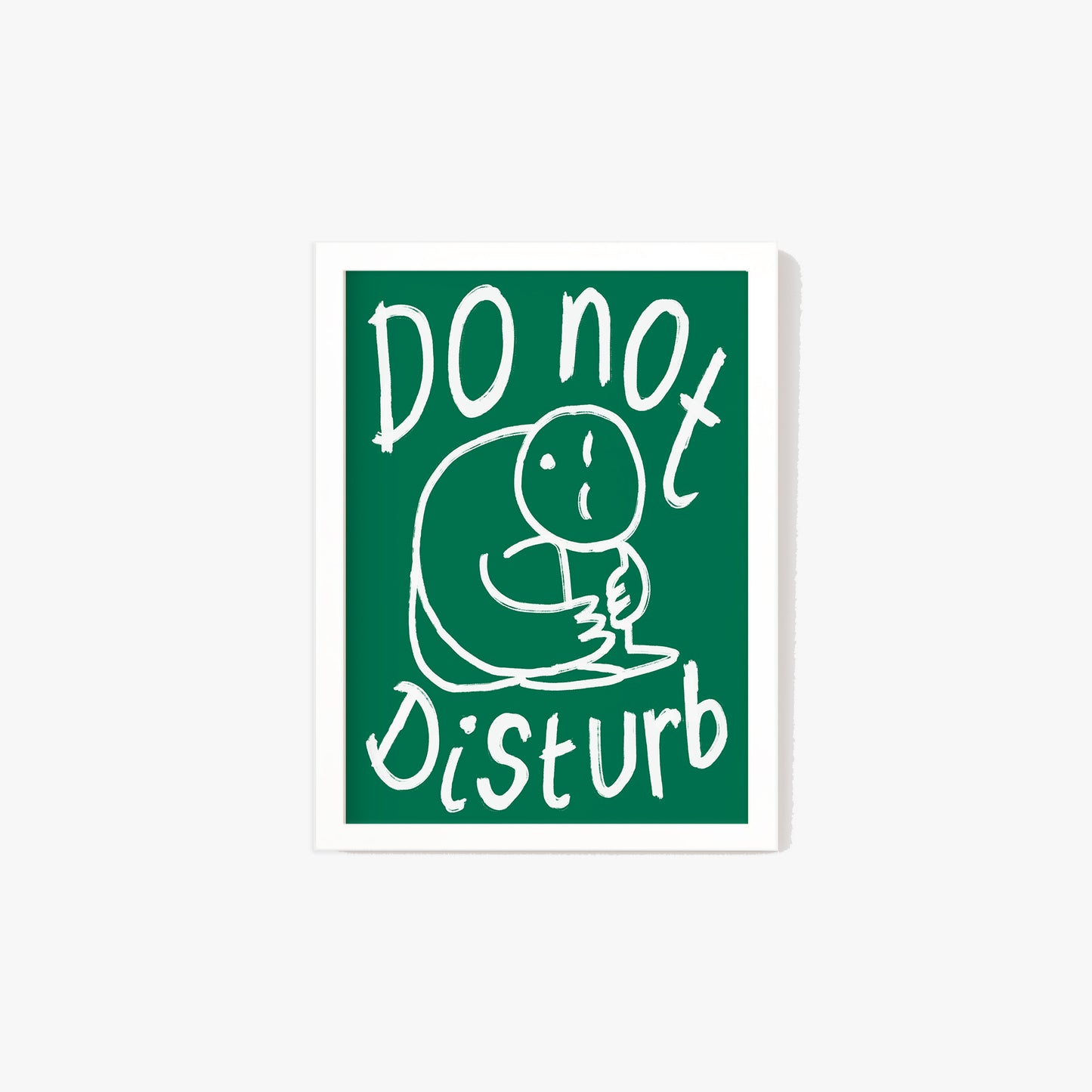 Do Not Disturb Doodle Print