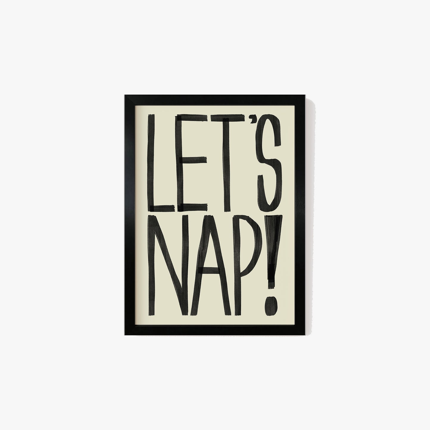 Let's Nap Print