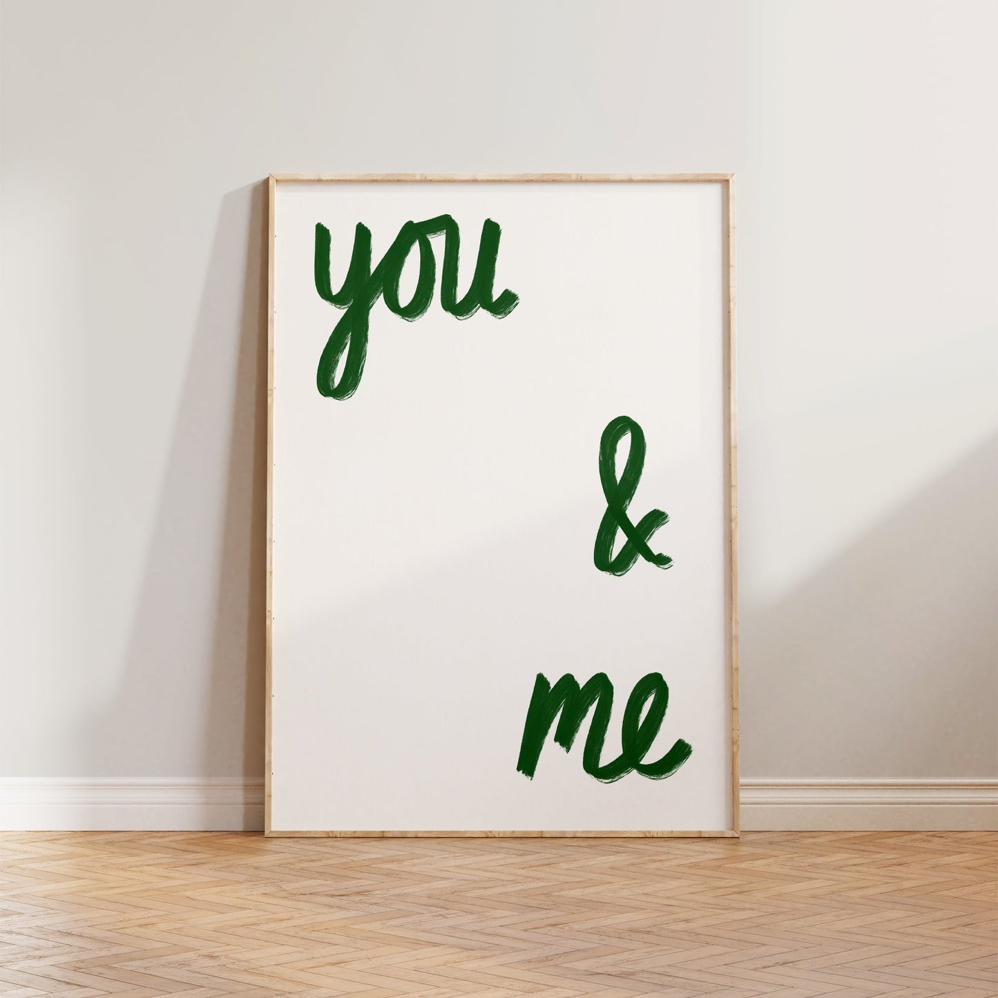 You & Me Print