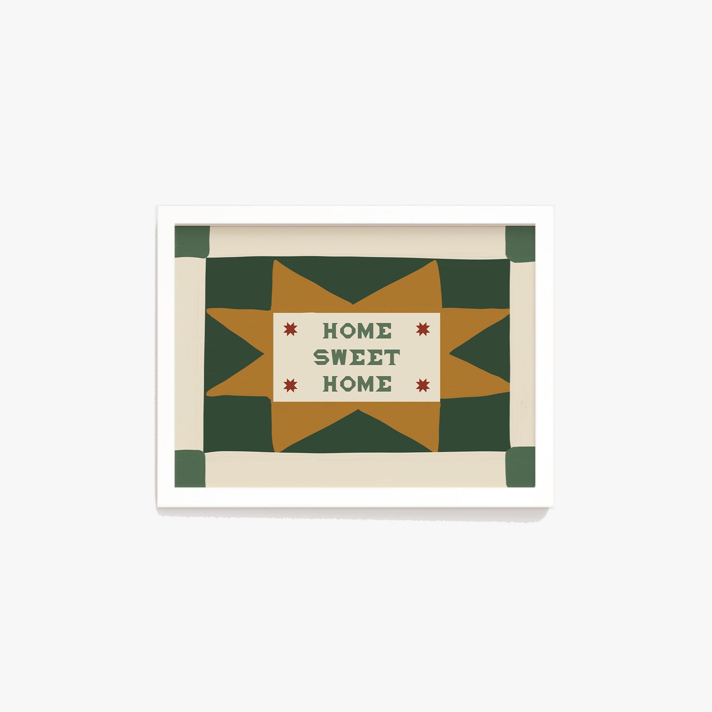 Home Sweet Home Patchwork Print