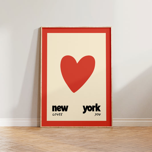 New York Loves You Print