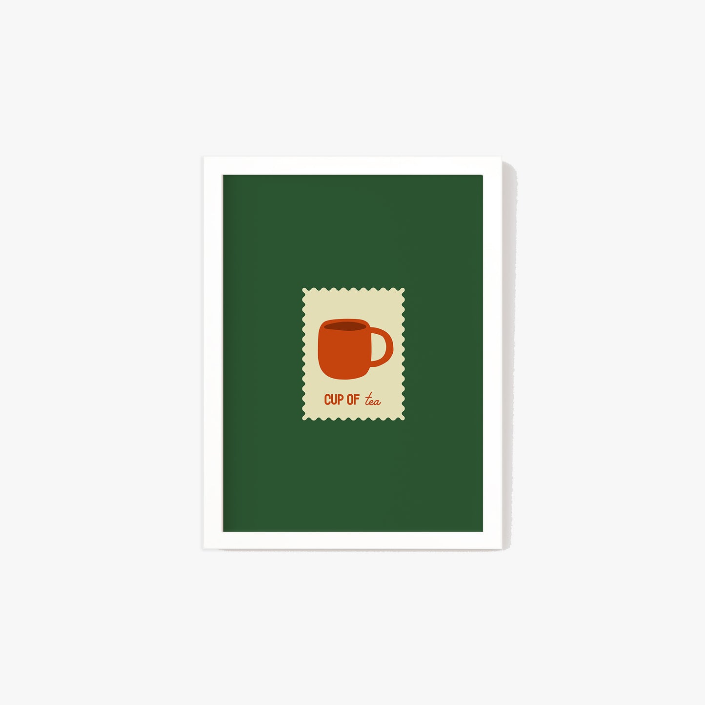 Cup Of Tea Stamp Print