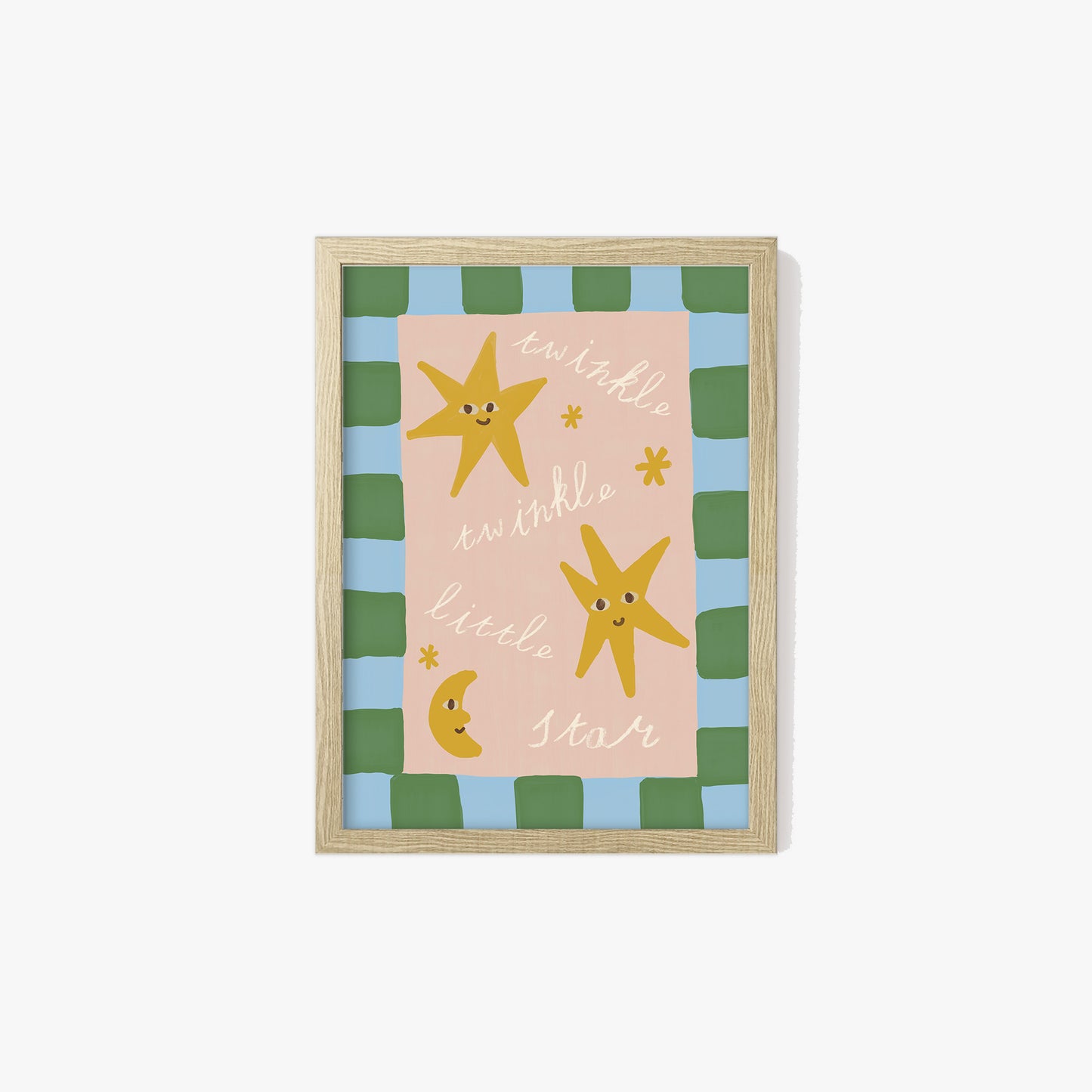 Twinkle Little Star Checkered Print