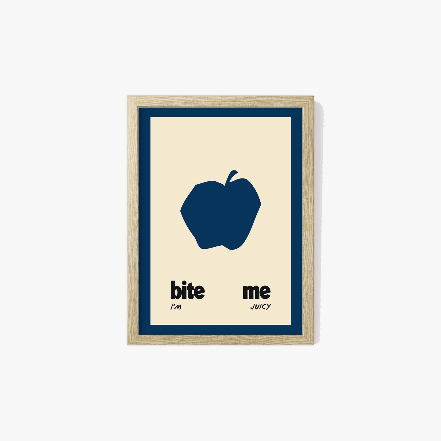 Bite Me Apple Print