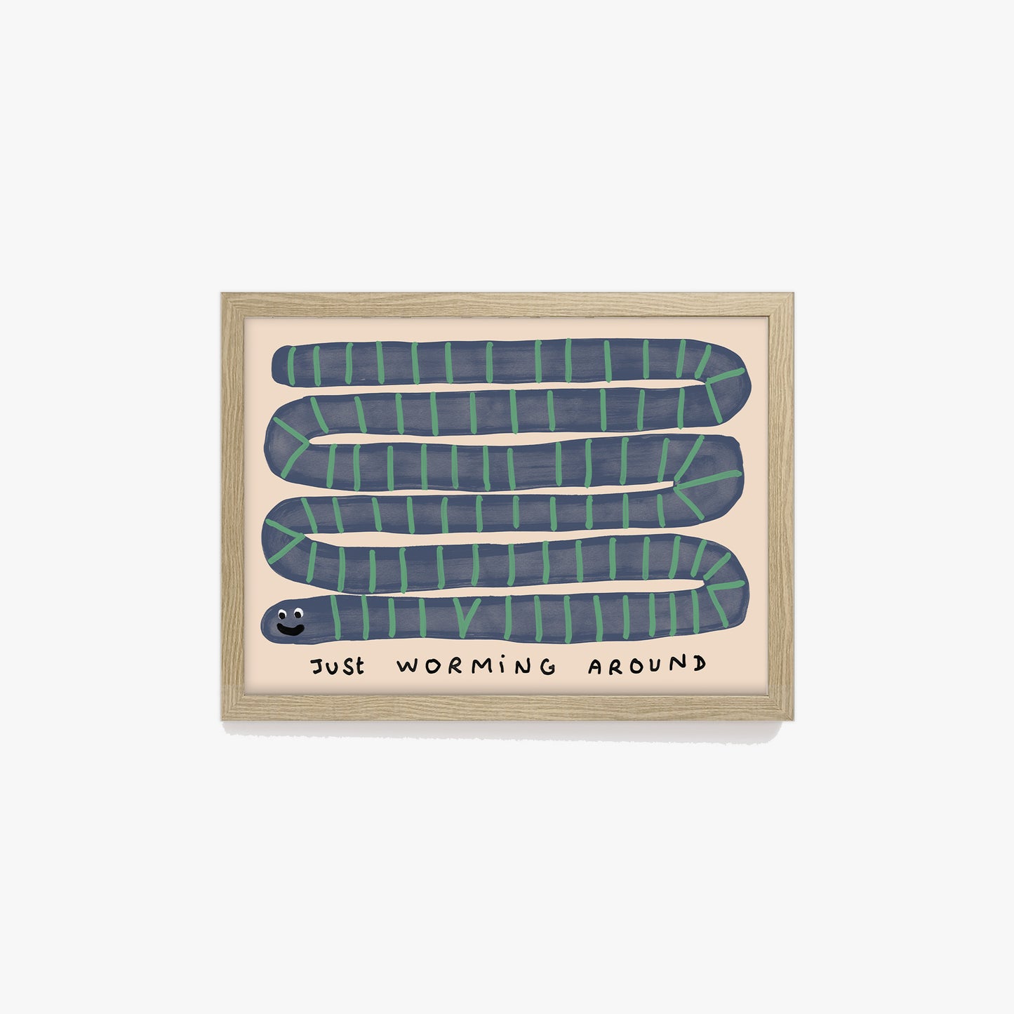 Just Worming Around Print