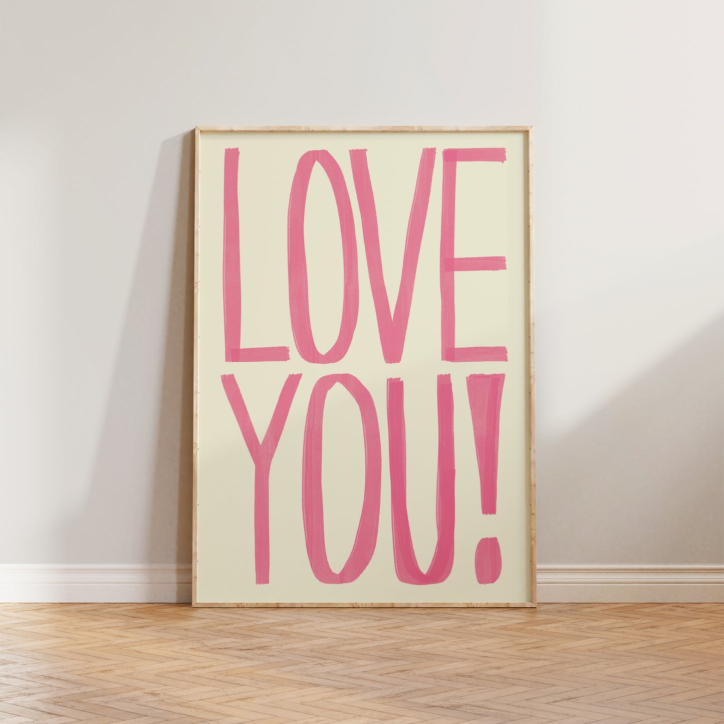 Love You Print