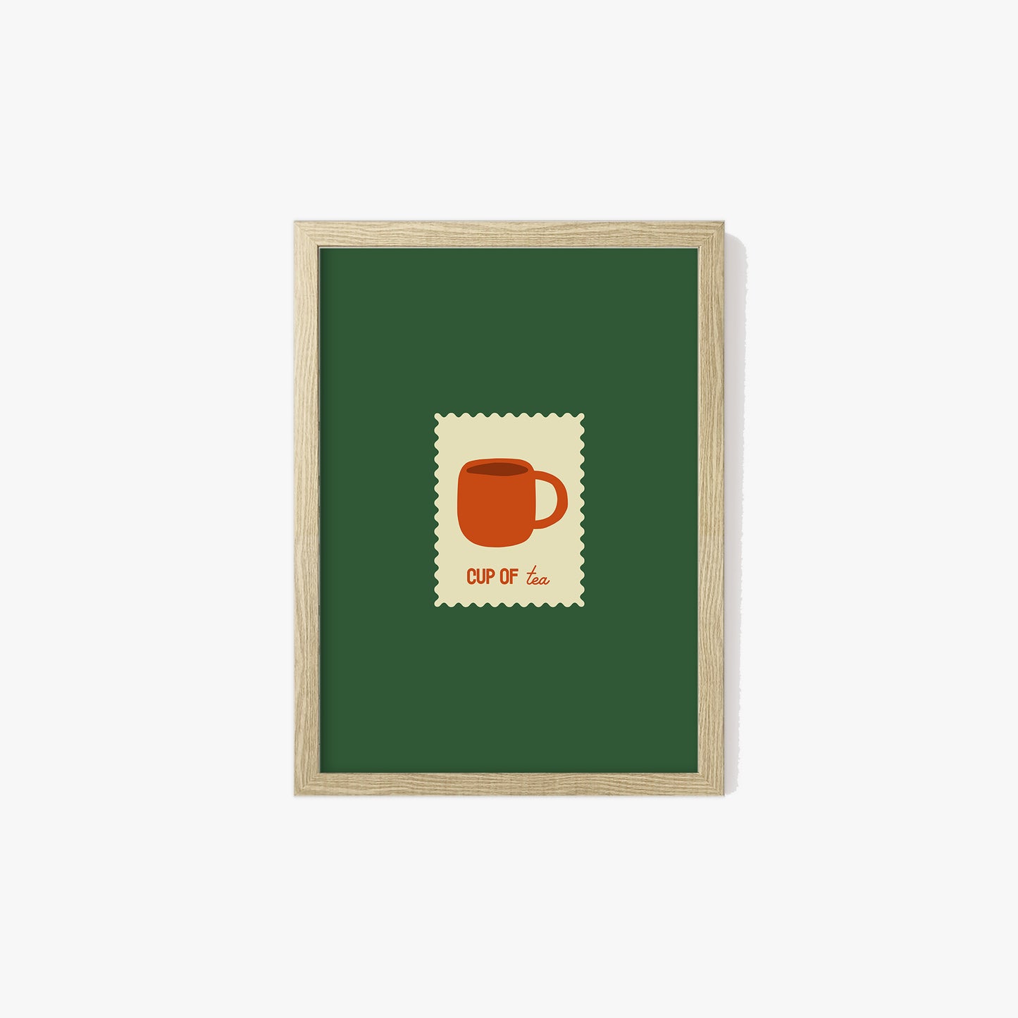 Cup Of Tea Stamp Print