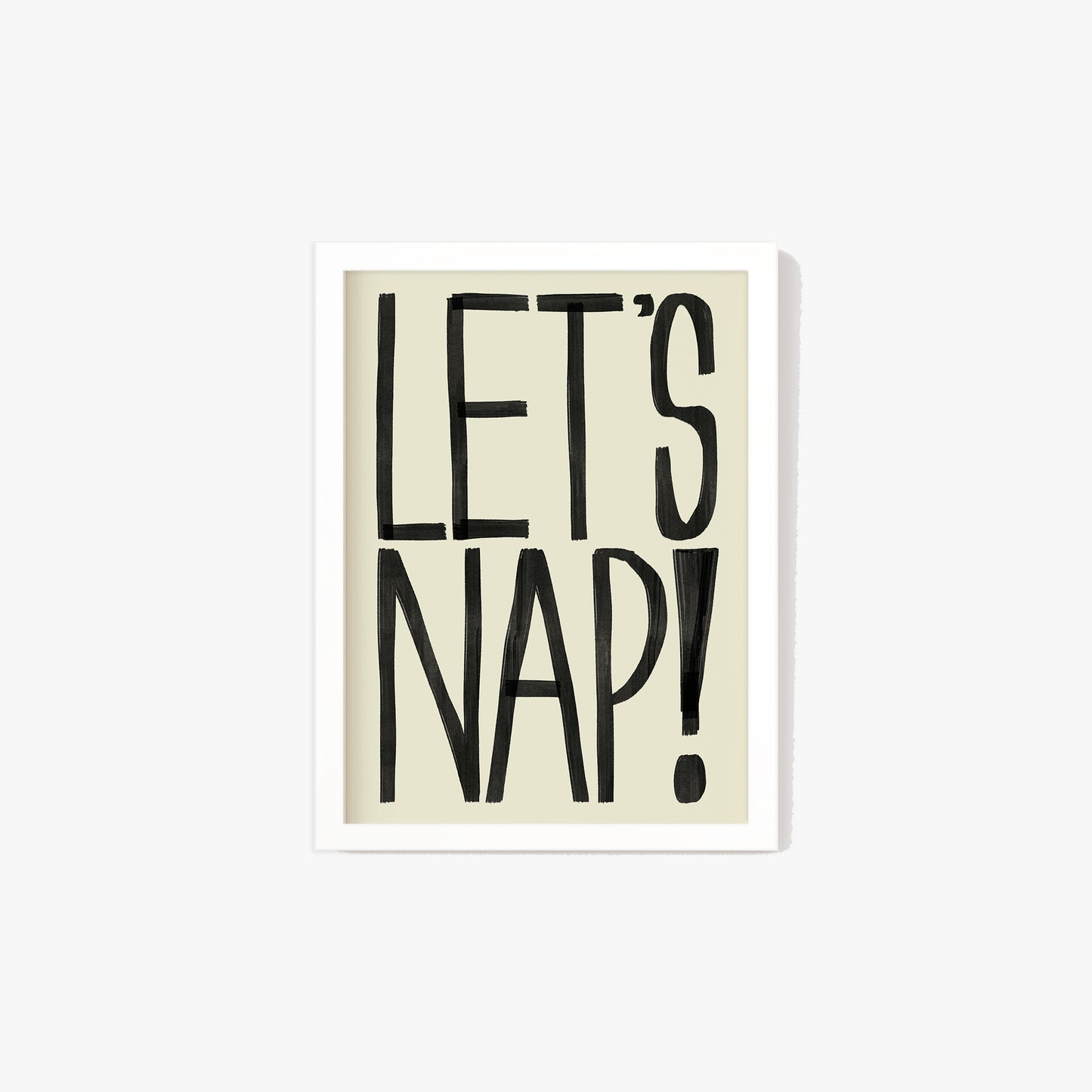 Let's Nap Print