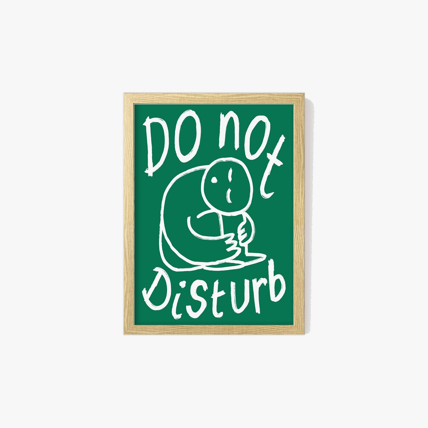 Do Not Disturb Doodle Print