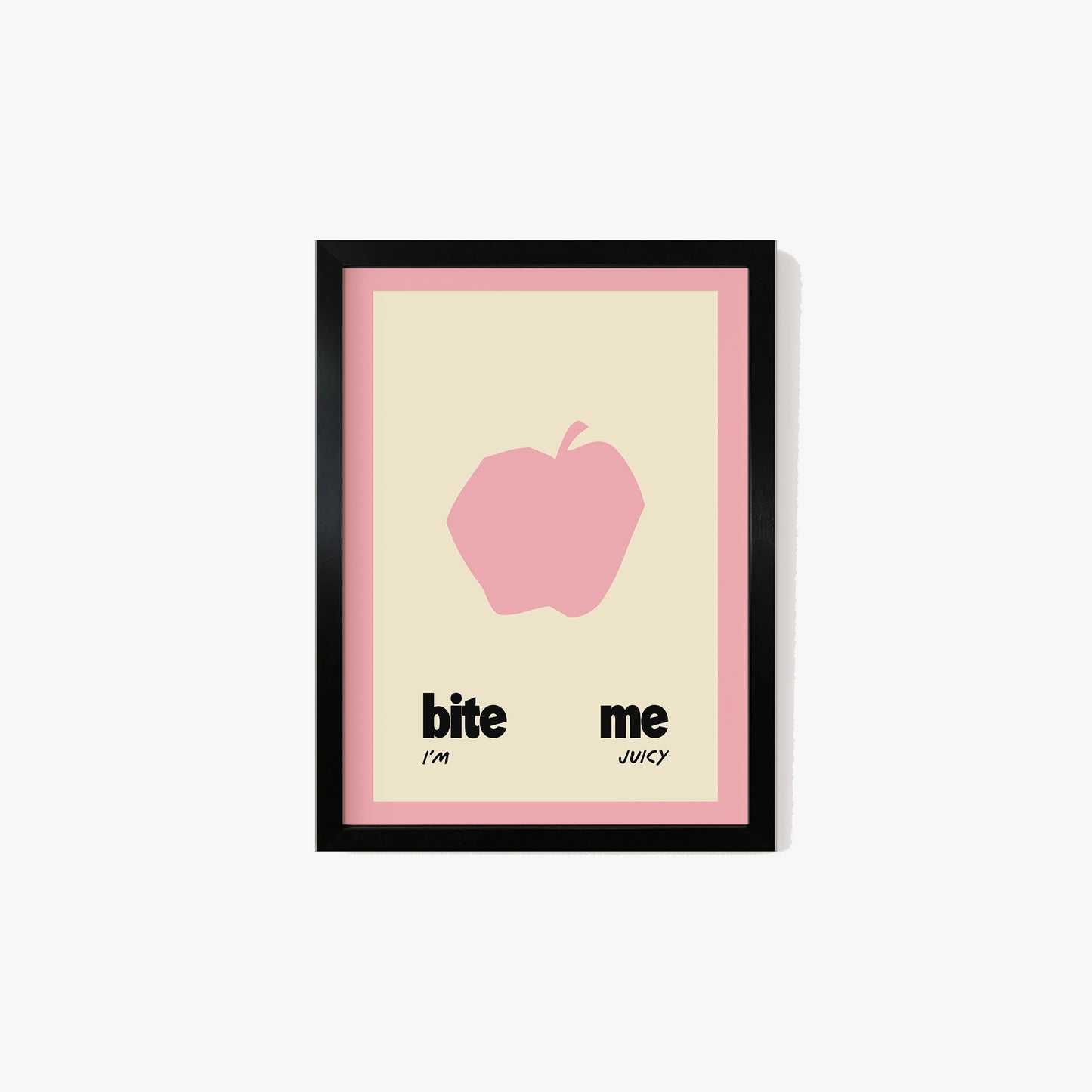 Bite Me Apple Print