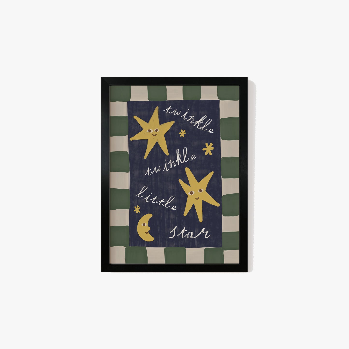 Twinkle Little Star Checkered Print