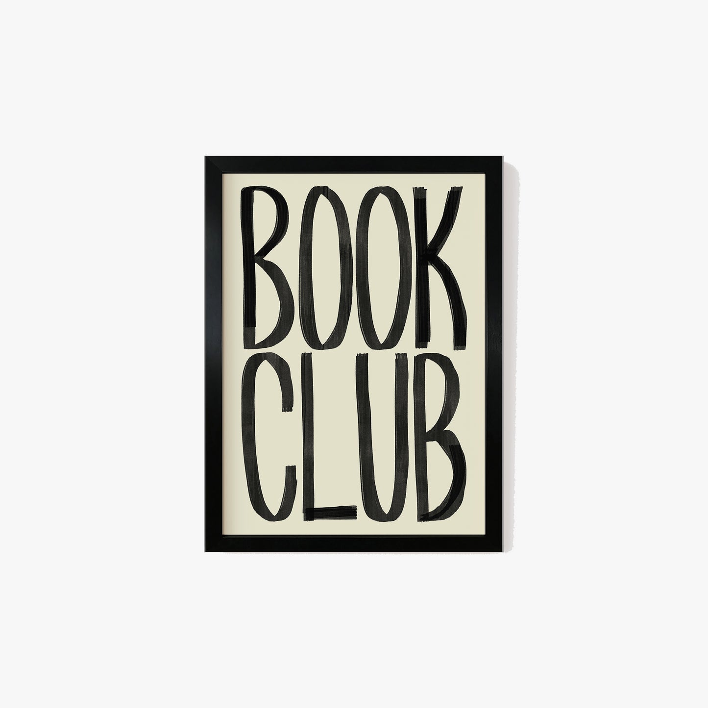 Book Club Typography Print