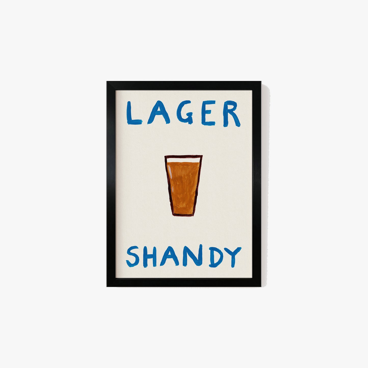 Lager Shandy Hand Painted Print