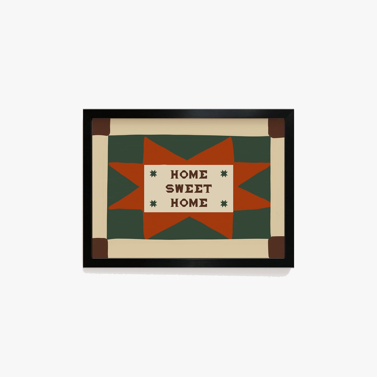 Home Sweet Home Patchwork Print