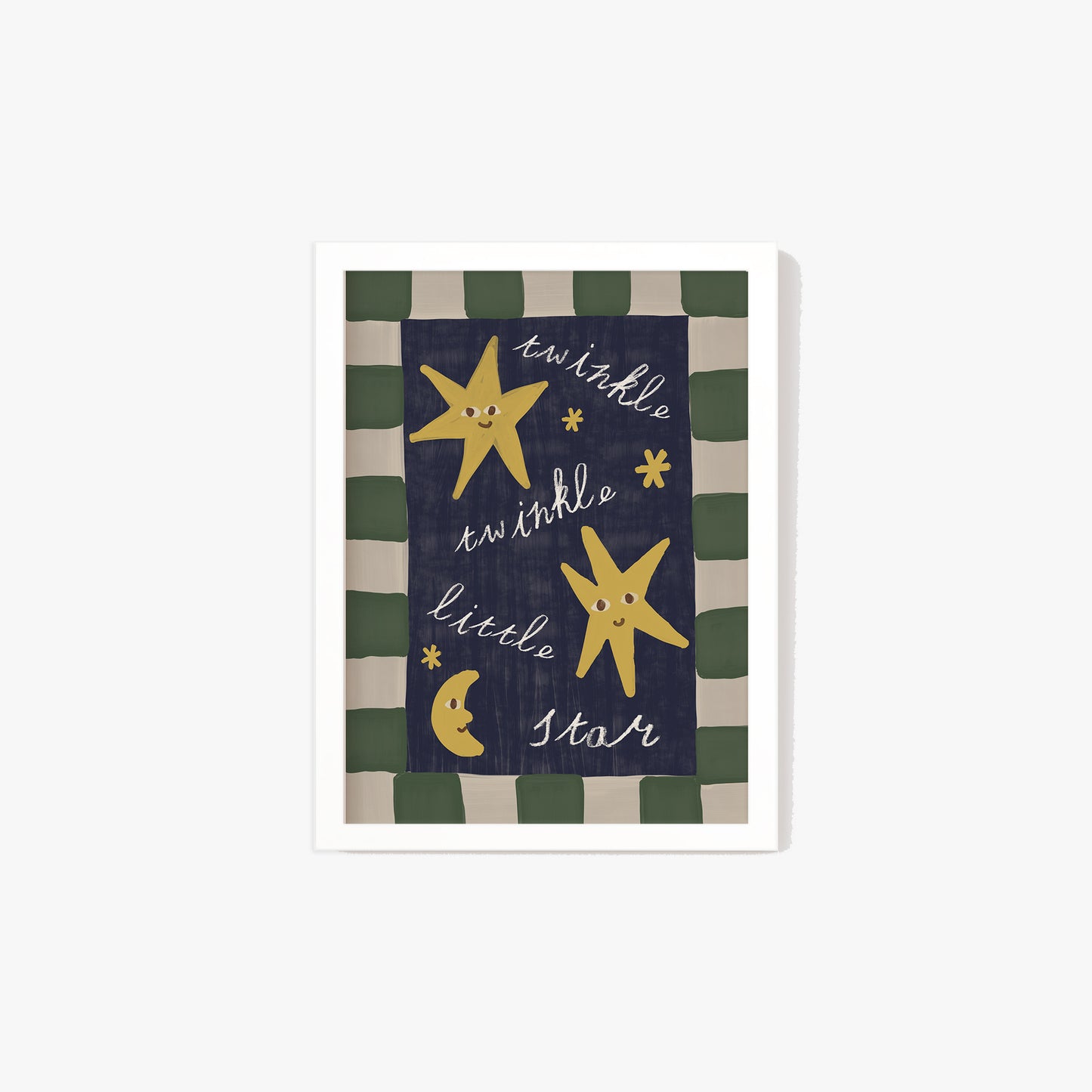 Twinkle Little Star Checkered Print
