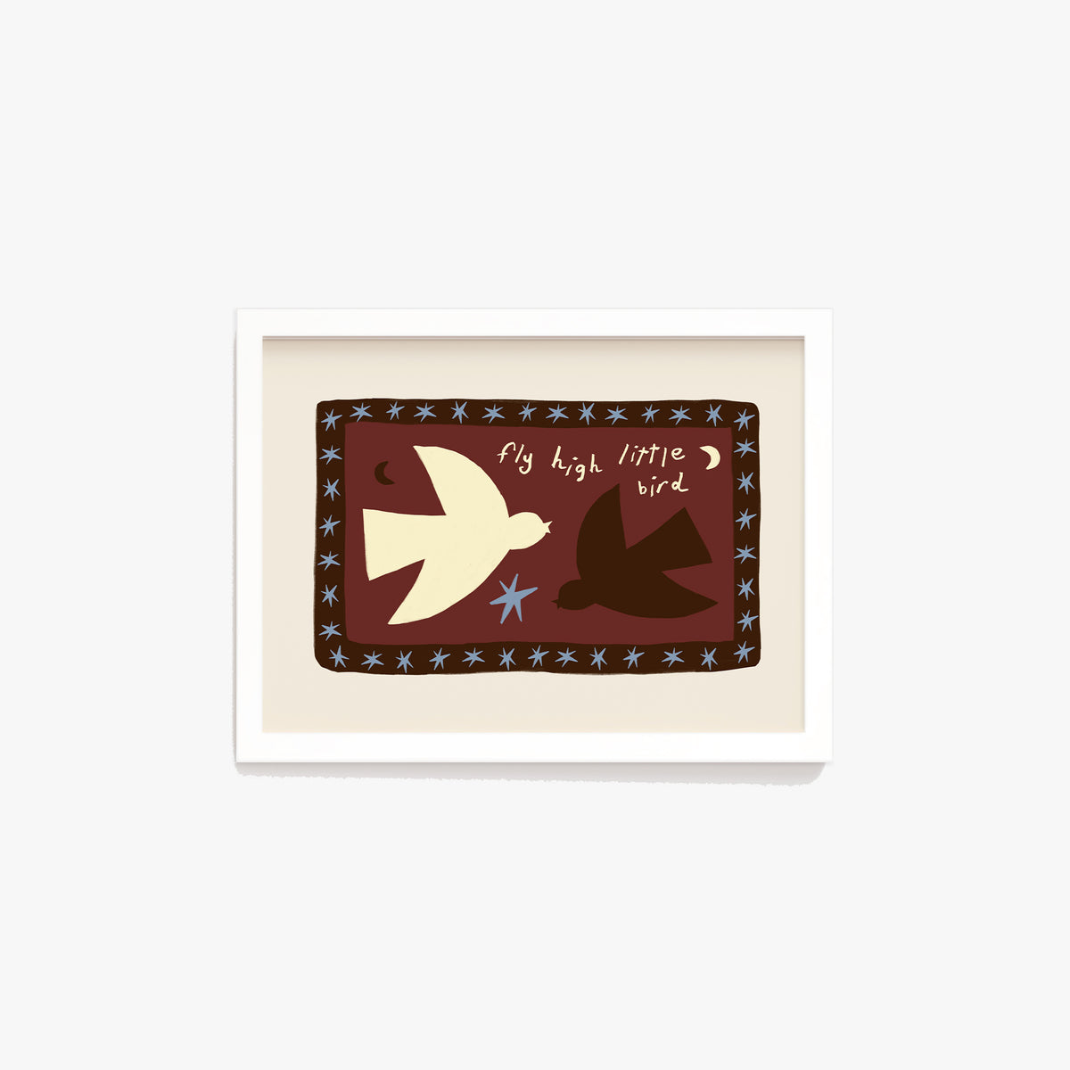 Fly High Little Bird Print
