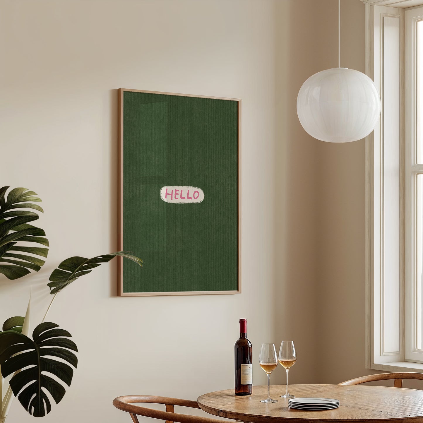 Hello Retro Print