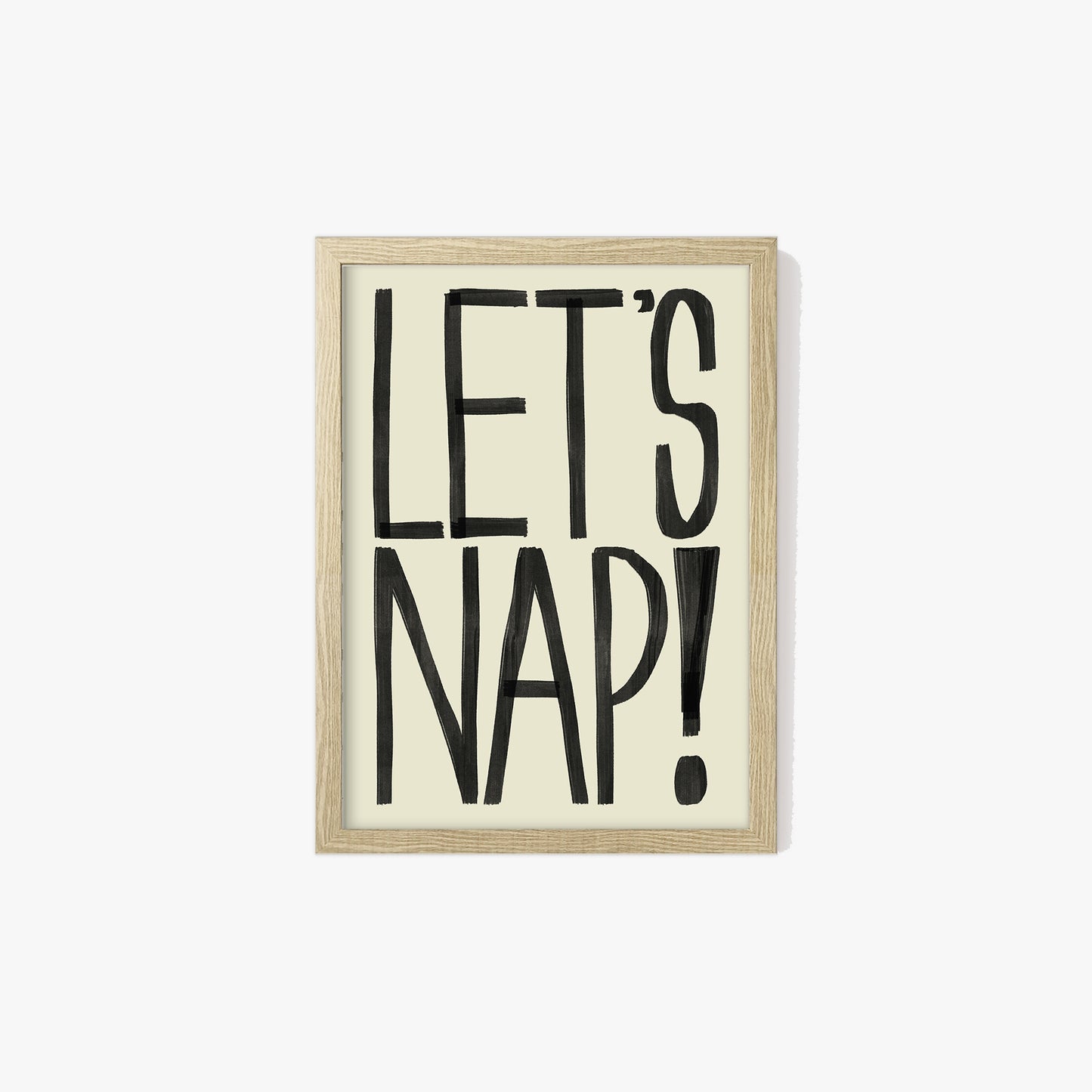 Let's Nap Print