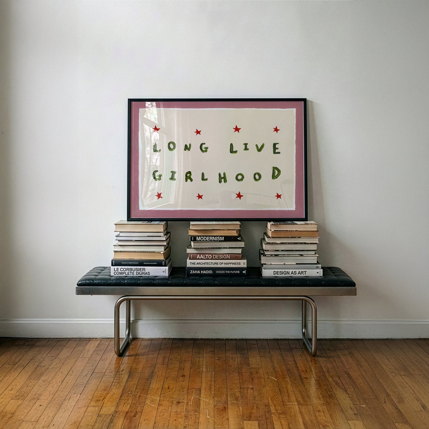 Long Live Girlhood Hand Painted Print