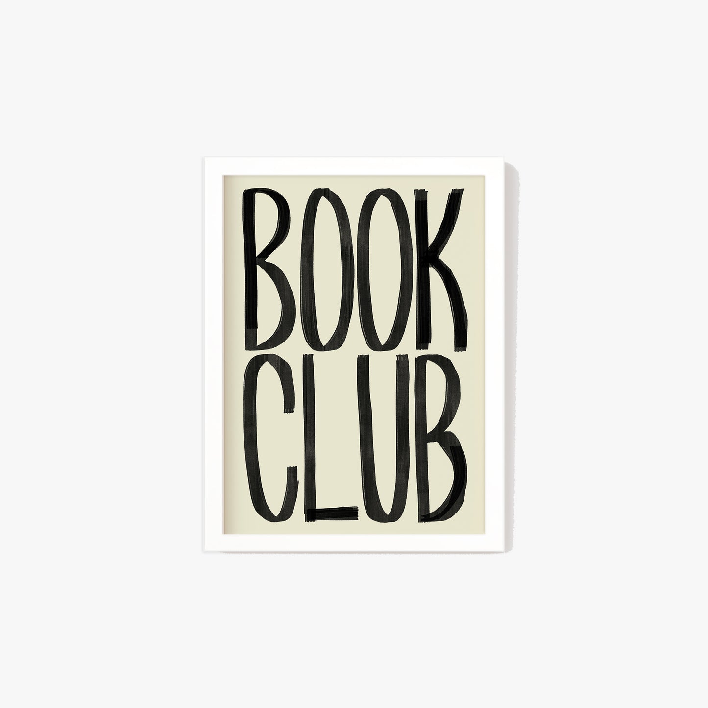 Book Club Typography Print