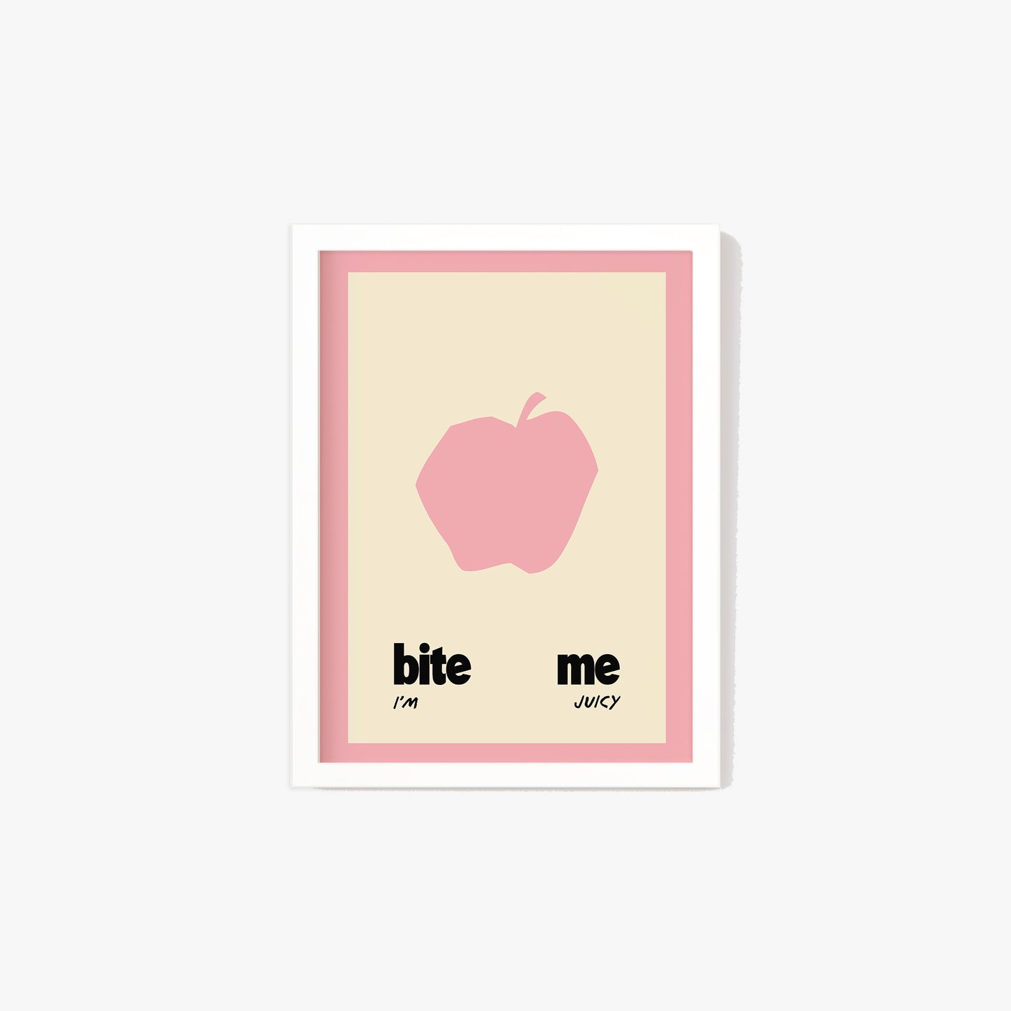 Bite Me Apple Print