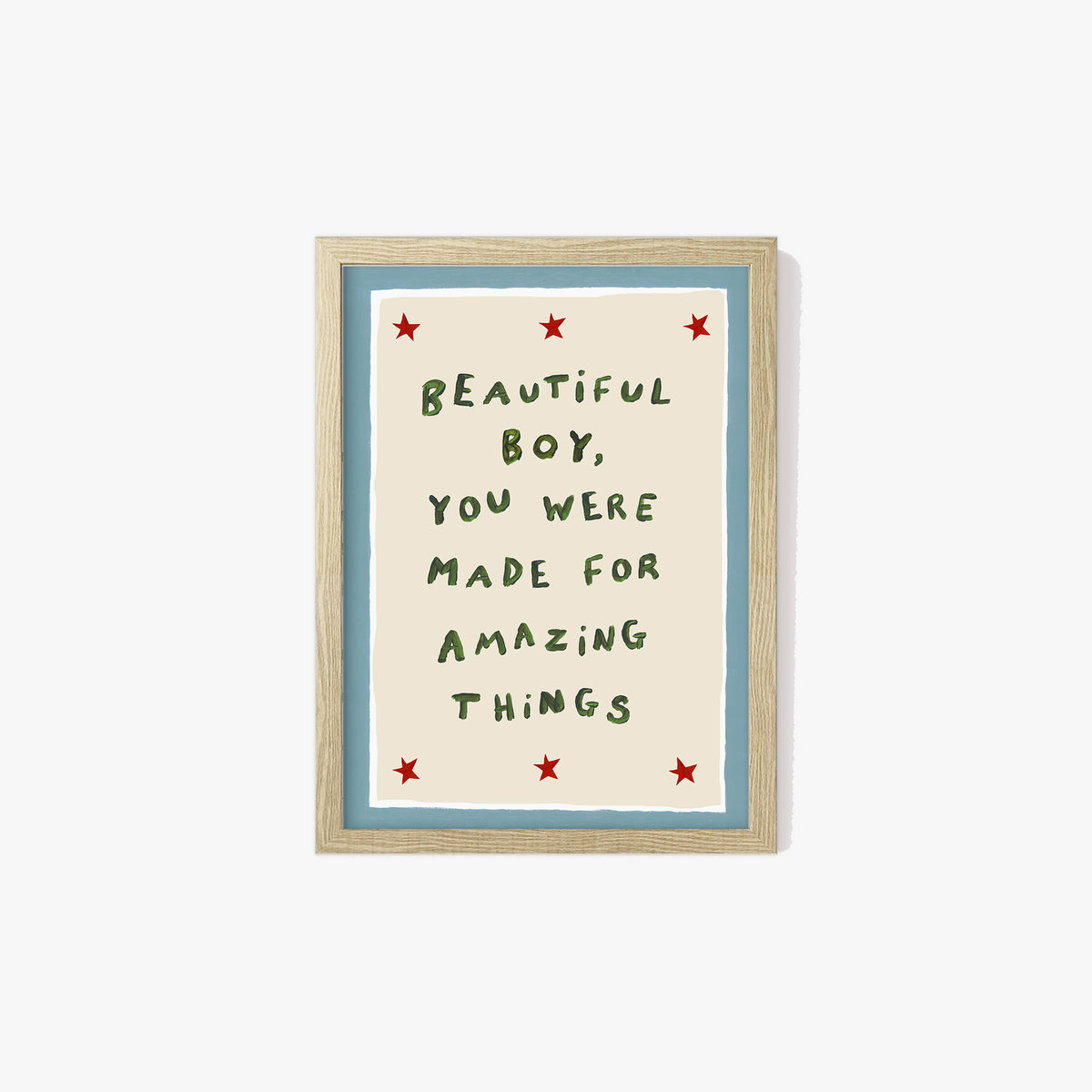 Beautiful Boy You Were Made For Amazing Things Print