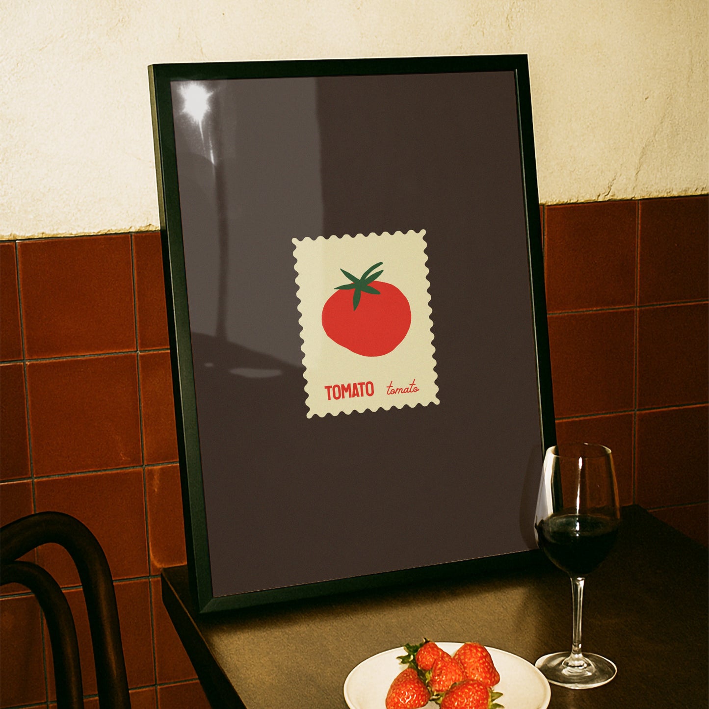 Tomato Stamp Print