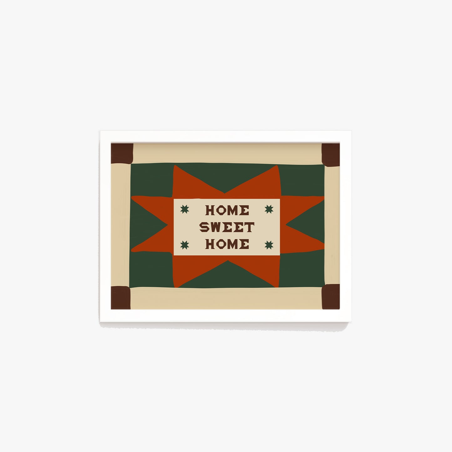Home Sweet Home Patchwork Print