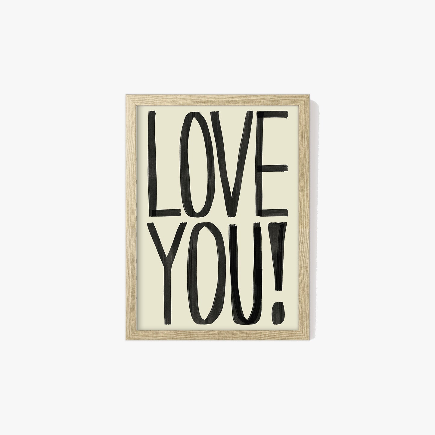 Love You Print