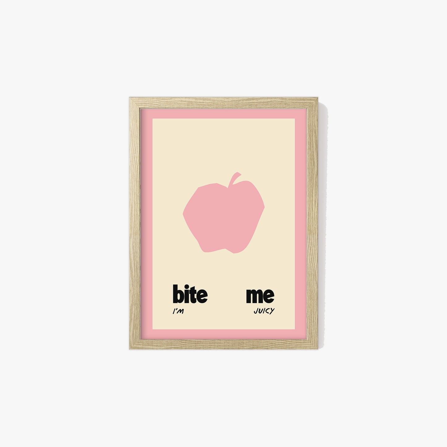 Bite Me Apple Print