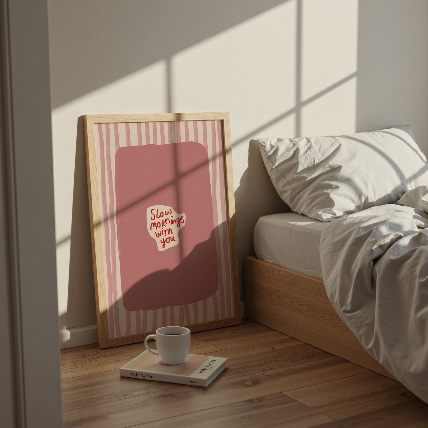 Slow Mornings With You Striped Print