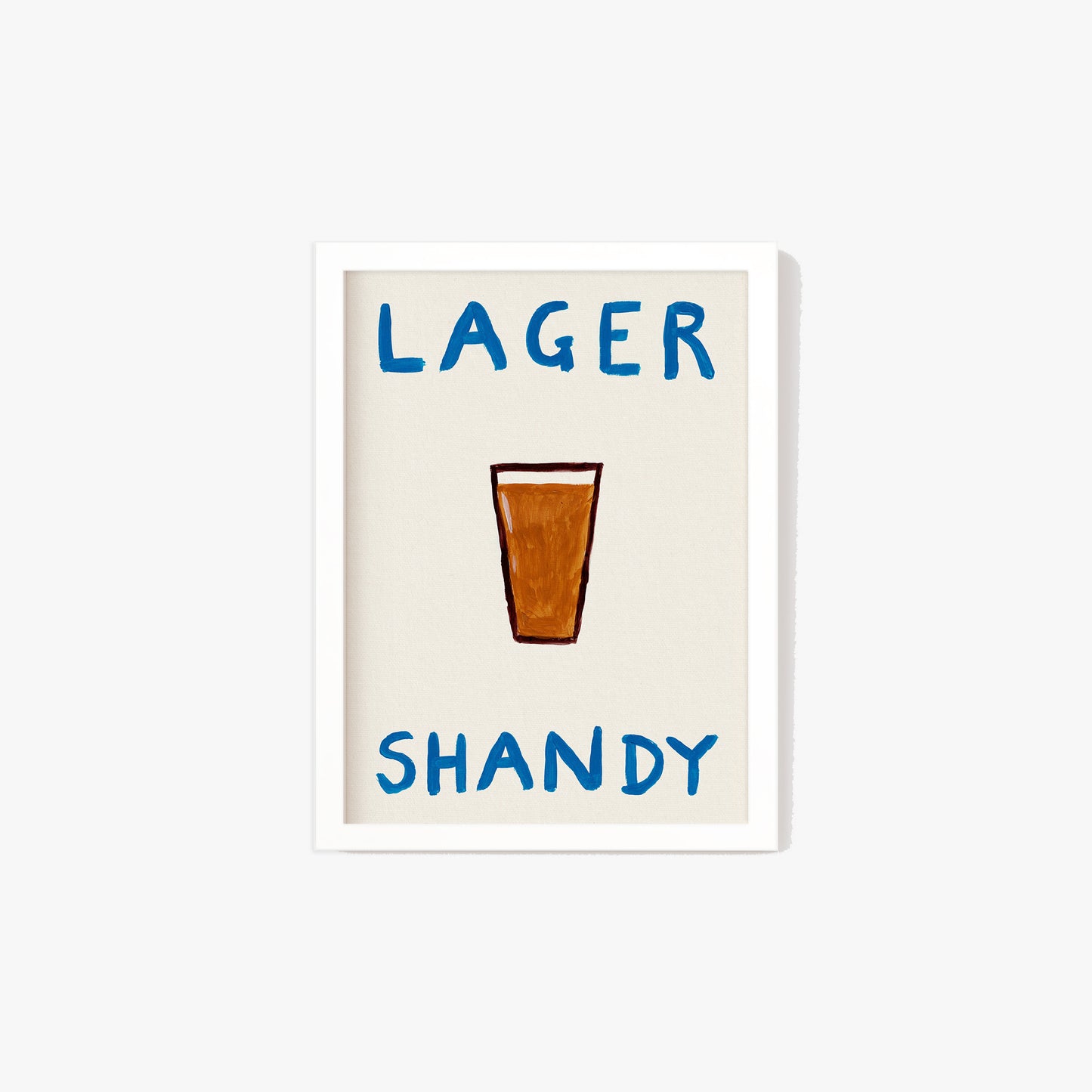 Lager Shandy Hand Painted Print