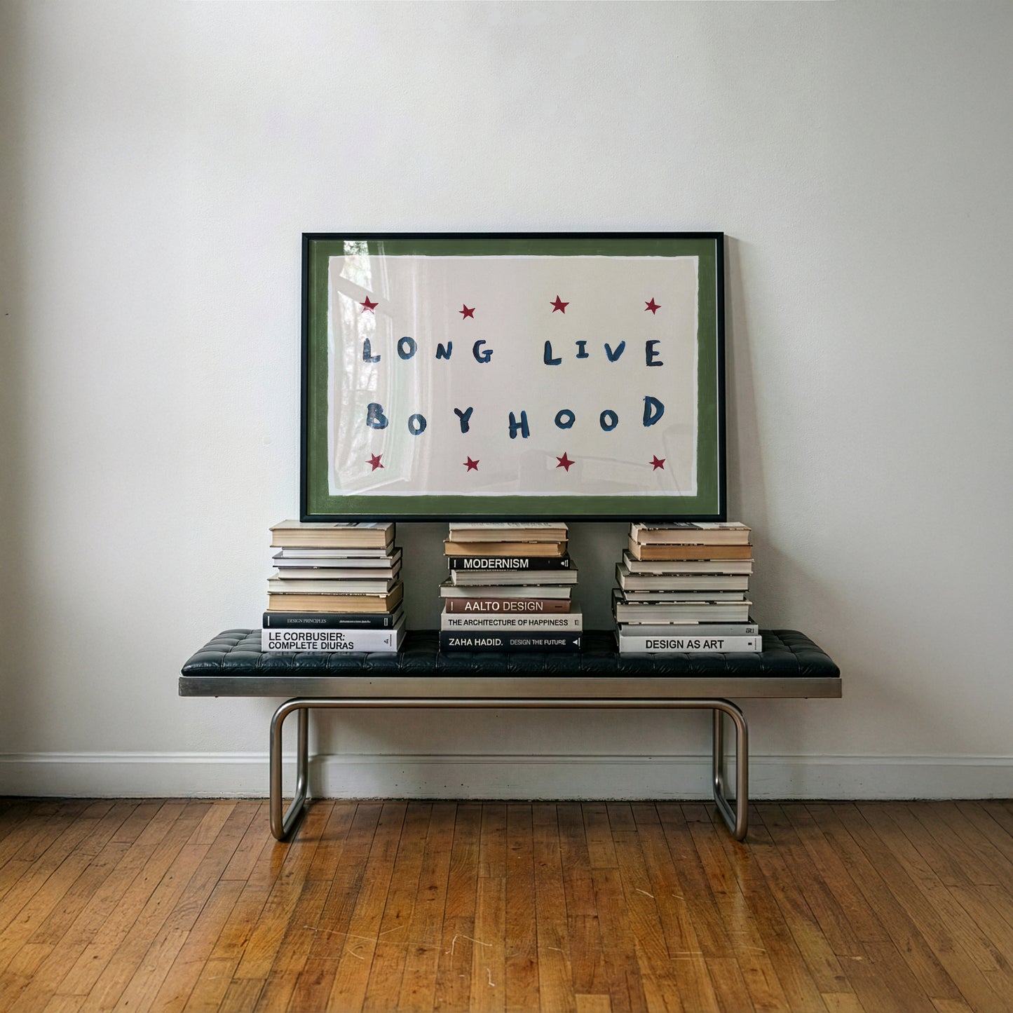 Long Live Boyhood Hand Painted Print