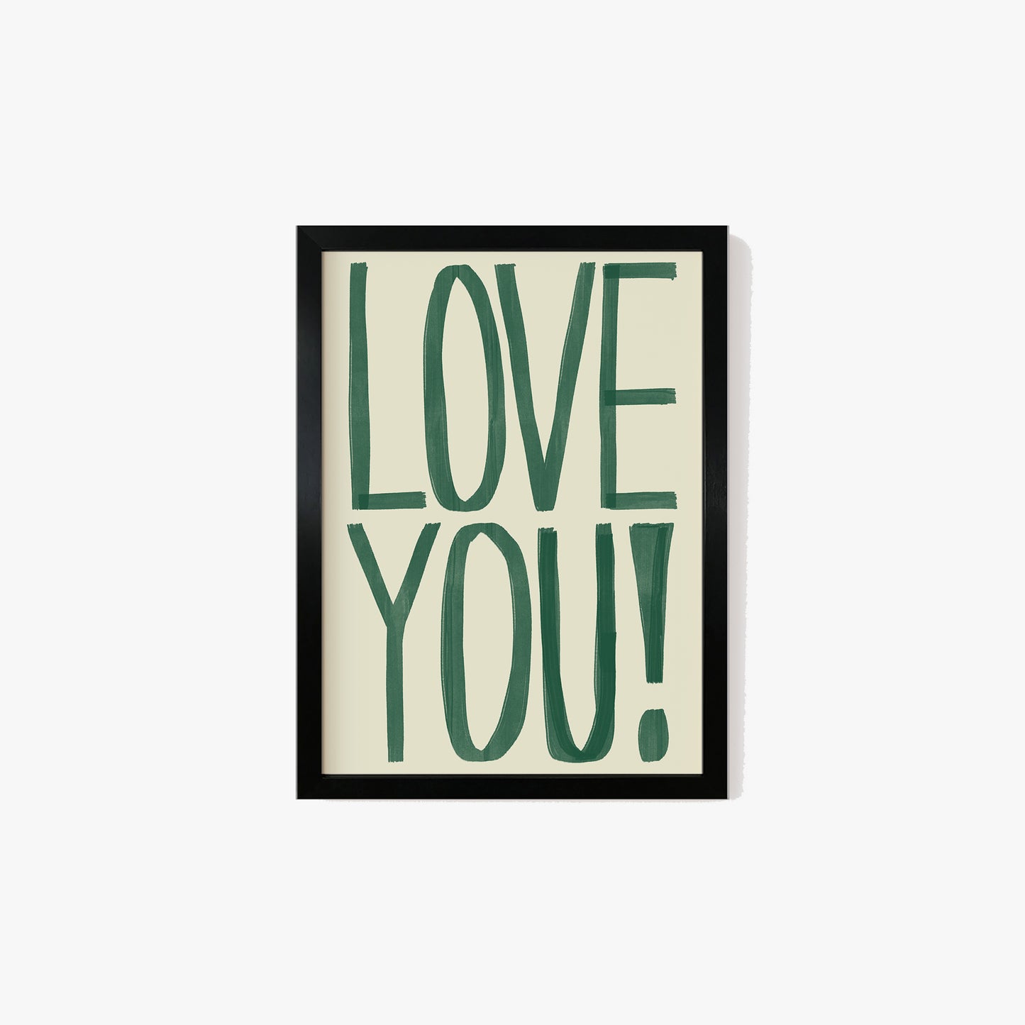 Love You Print