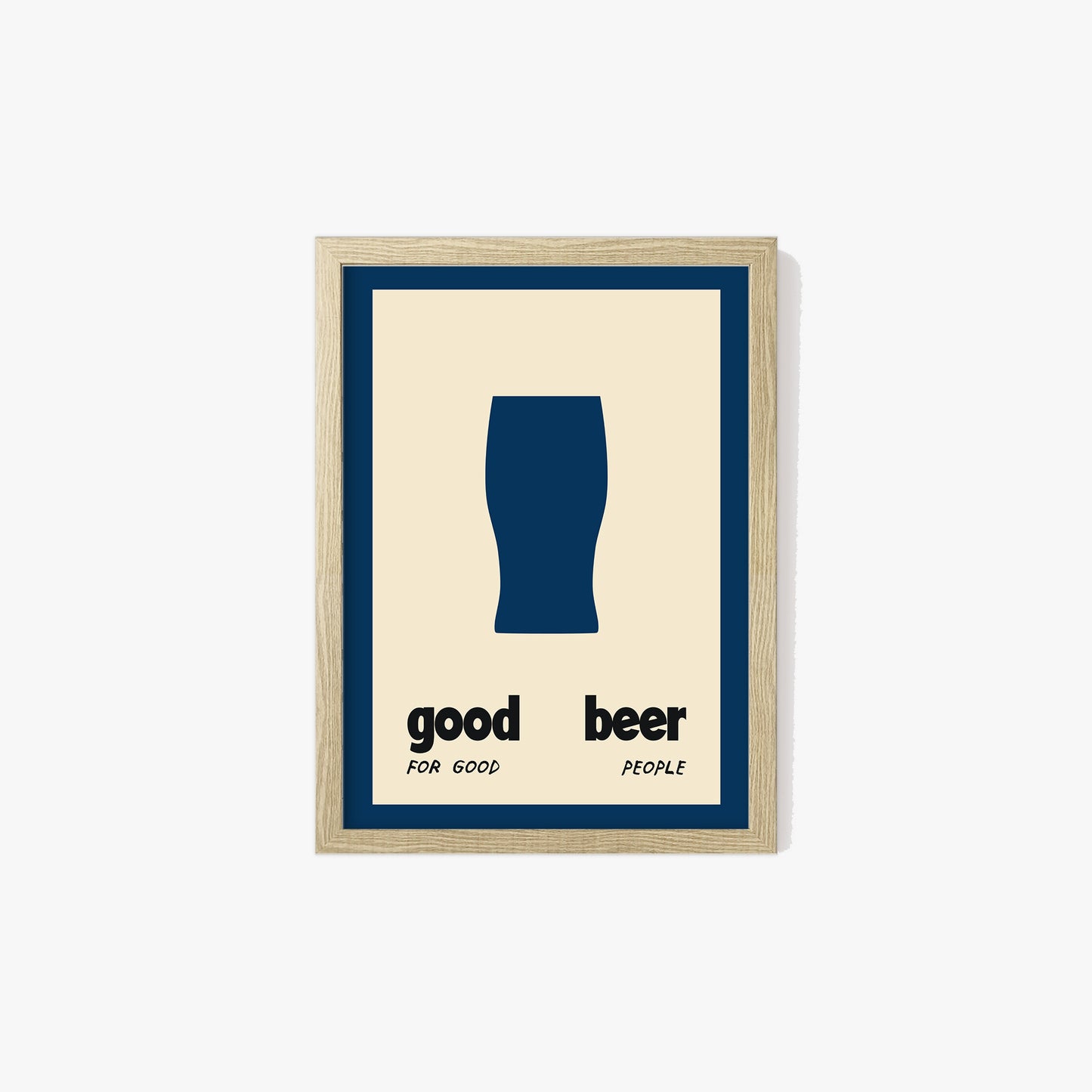 Good Beer For Good People Print