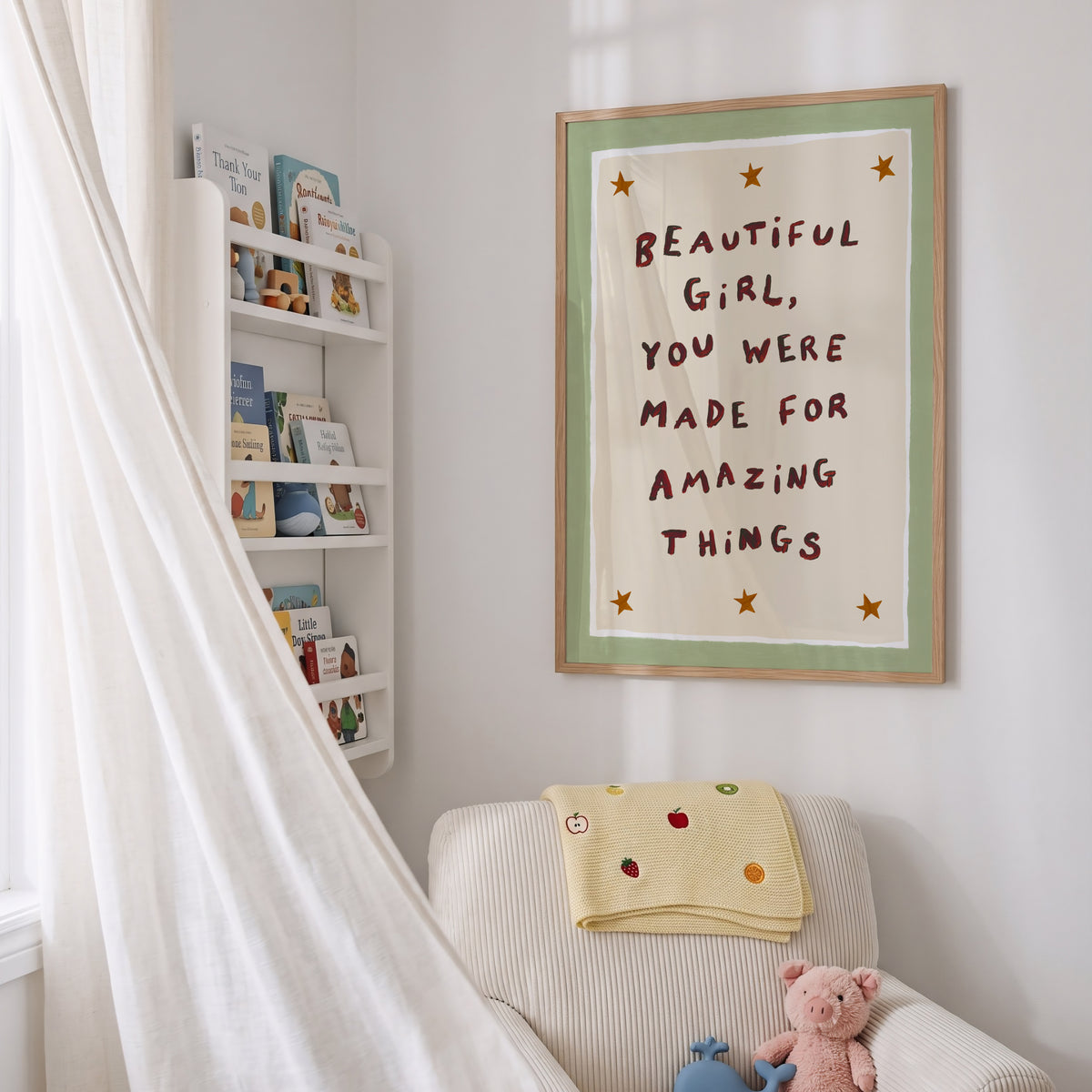Beautiful Girl You Were Made For Amazing Things Print