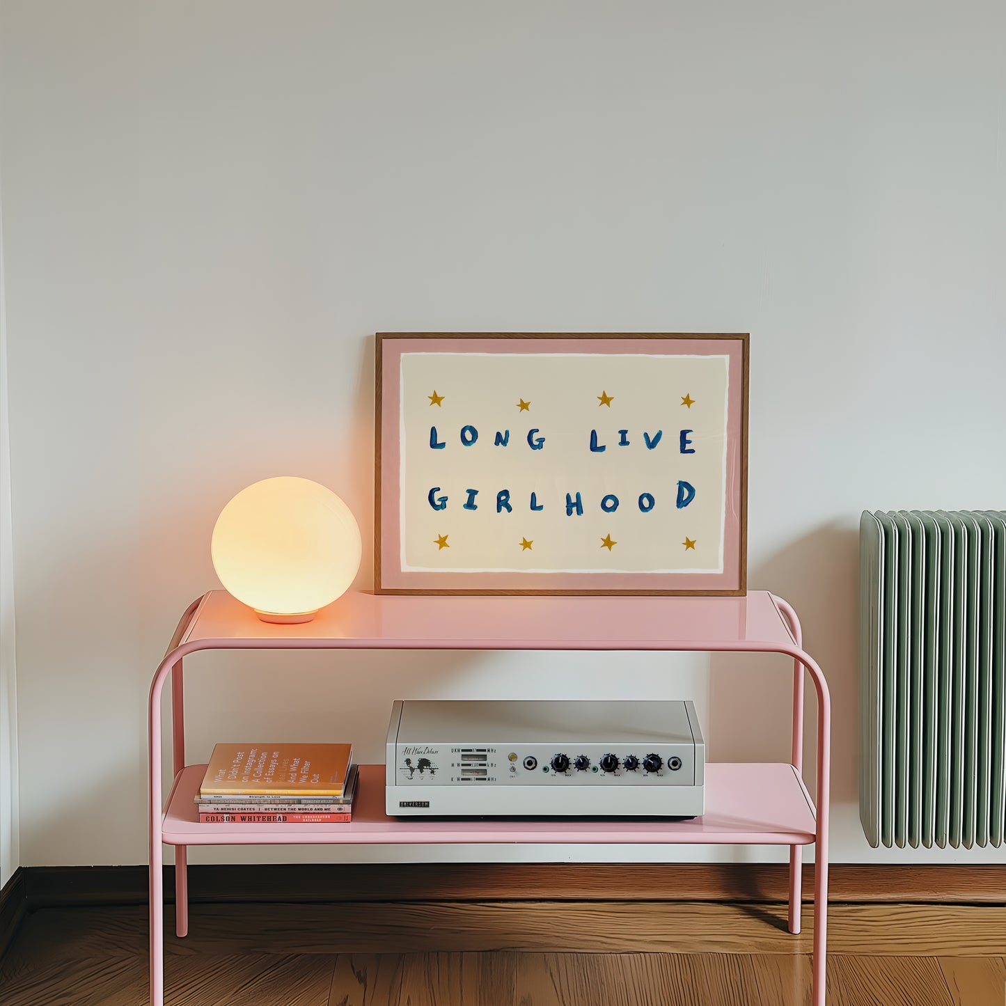 Long Live Girlhood Hand Painted Print